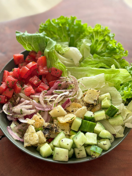 Halloumi fattoush